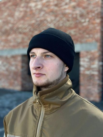 Шапка в'язана з відворотом | Зображення 3