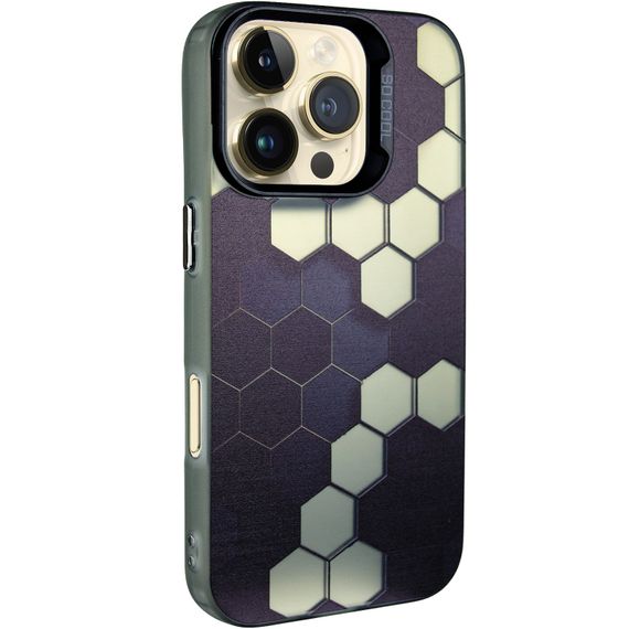 Чохол TPU+PC So Cool для Apple iPhone 16 Pro (6.3") Honeycomb