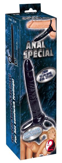 Анальний страпон You2Toys Anal Special, чорний | Зображення 5