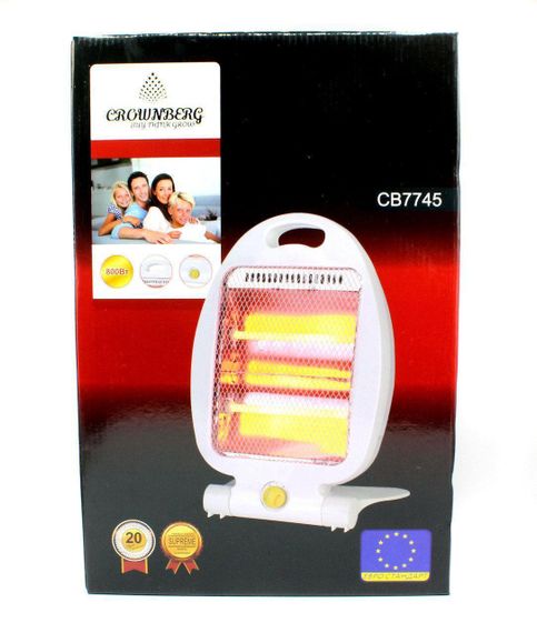 Інфрачервоний кварцовий обігрівач Crownberg CB7745 Quartz Heater | Зображення 2