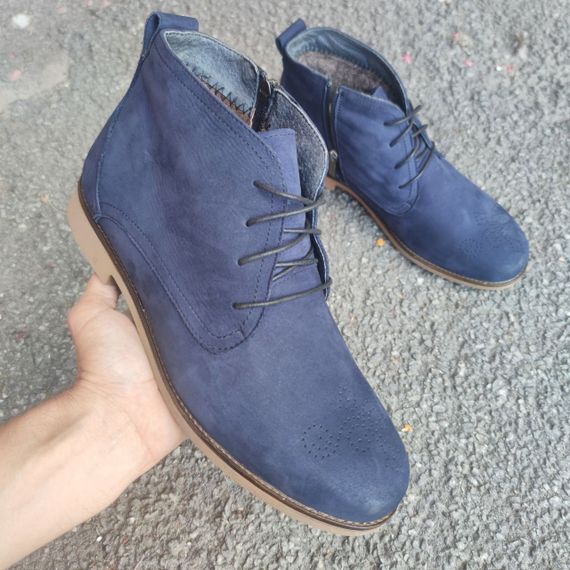 Зимові сині черевики 43 розмір