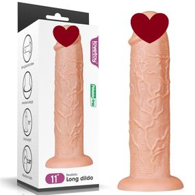 Фалоімітатор значного розміру 11'' REALISTIC LONG DILDO Sex Aura