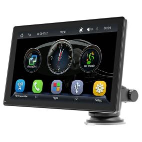 Портативний автомобільний MP5-програвач із 9-дюймовим сенсорним екраном, підтримкою Apple CarPlay та Android Auto