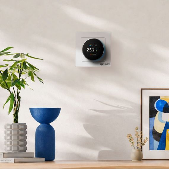 Терморегулятор для теплої підлоги EH20R-16A Wi-Fi Tuya, білий з зовнішнім датчиком температури | Зображення 6