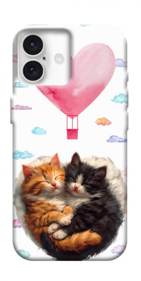 Чохол з картинкою Animals love 3 для Apple iPhone 16 Plus