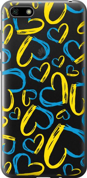 Чехол на Huawei Y5 2018 Сердца UA "5292u-1500-17620"