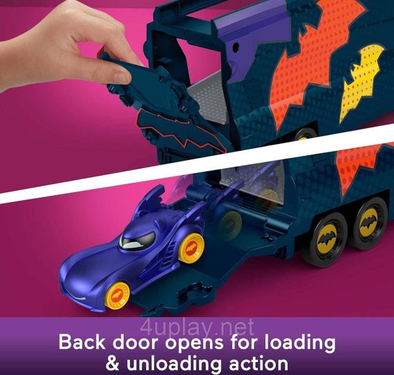 Ігровий набір Fisher-Price Бетмен Автовоз і Бетмобіль DC Batwheels Hauler and Batmobile Оригінал | Зображення 4