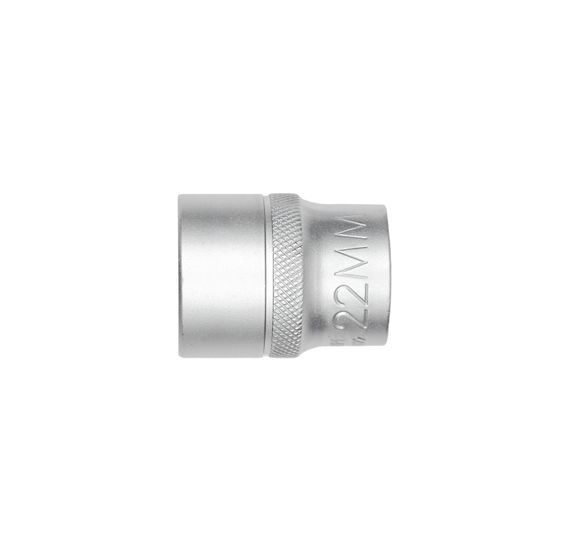 Головка торцева шестигранна, 1/2IN, коротка, SW22, RED STRIPE