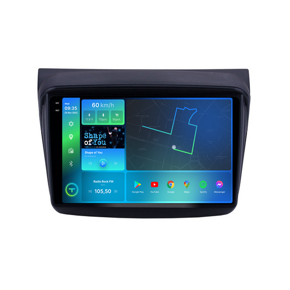 Штатна магнітола Torssen 2K Mitsubishi Pajero sport 2010 FL9 4+64Gb 4G Carplay DSP | Зображення 1