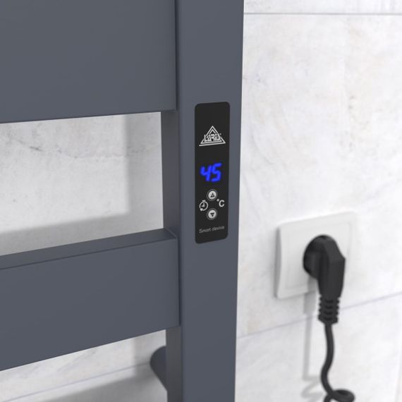 Электрическая полотенцесушилка Laris Зебра Бонд ЧФ(ГМ)6 500 х 800 Е (подкл. справа) | Зображення 4