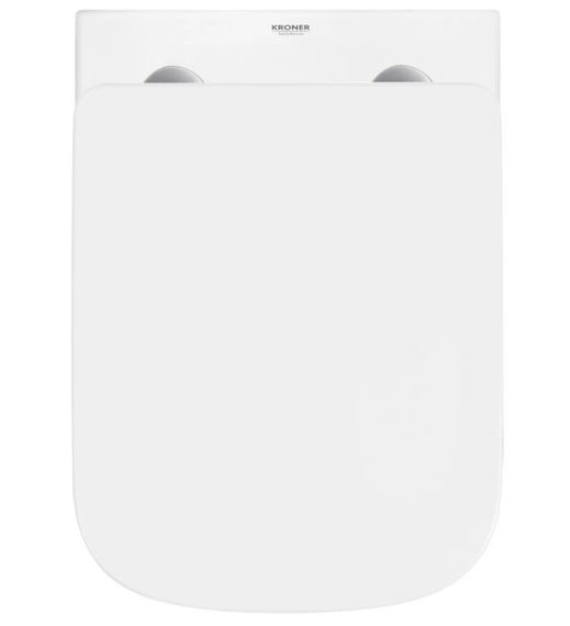 Унітаз підвісний безобідковий Kroner Eifel WHI483429 TORNADO з сидінням (KE483429WHIT) (CV032966) | Зображення 6