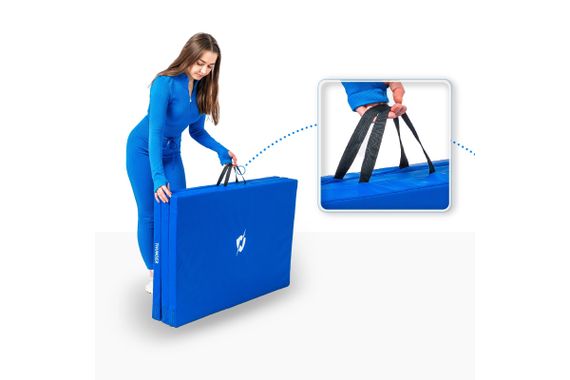 Матрац гімнастичний THUNDER MG-03, 197 х 90 х 5 см, синій (MG-03-BLUE) | Зображення 3