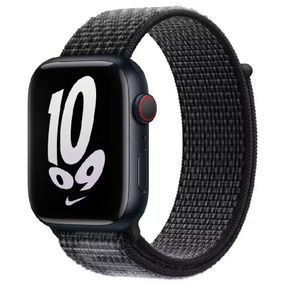 Ремешок Nylon для Apple Watch 38/40/41/42mm(ser.10) Black / Summit White