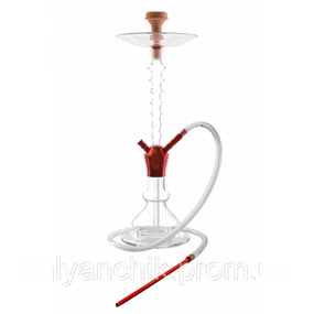 Кальян Kaya ELOX 630 BORO Clear Cumulus Cut Red 2S