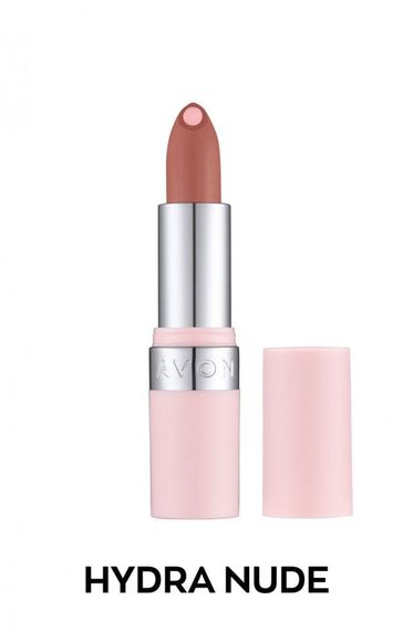 Матова губна помада Avon «Супер Зволоження» з гіалуроновою кислотою | Нюд Hydra Nude 3.6 г