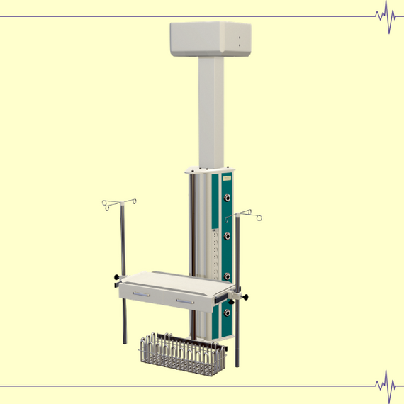 Реанимационный модуль вертикальный двойной подвесного типа | Зображення 3