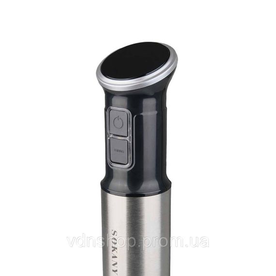 Блендер ручной погружной из нержавейки Sokany универсальный металлический 800 Вт смузи мейкер мощный SK1729BST | Зображення 1