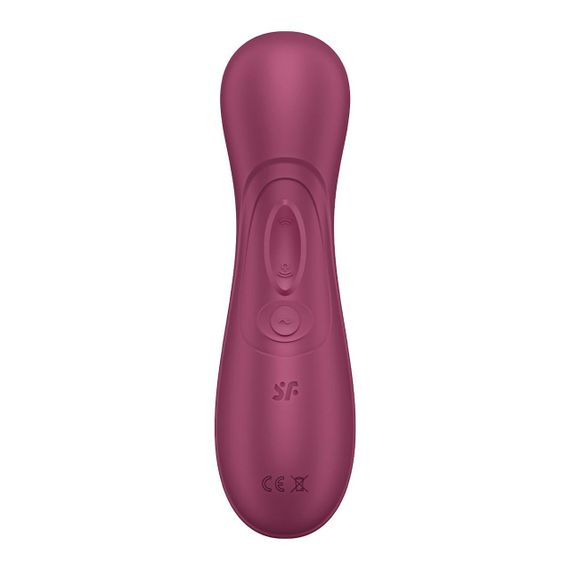 Вакуумний кліторальний стимулятор Satisfyer Pro 2 Generation 3 with Liquid Air Connect App Wіnе Red | Зображення 4