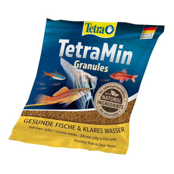 Корм сухий Tetra Min Granules для акваріумних рибок в гранулах 15 г
