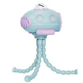 Мультифункціональний вентилятор Submarine F18 with music and battery 4000 mAh Blue