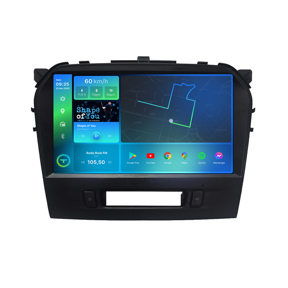 Штатна магнітола Torssen 2K Suzuki Vitara 2016- FL9 4+64Gb 4G Carplay DSP | Зображення 1