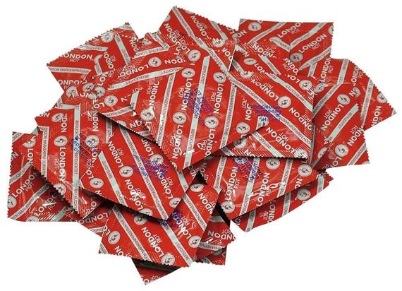 Презервативи London red condoms 100 pcs. Sex Aura | Зображення 1