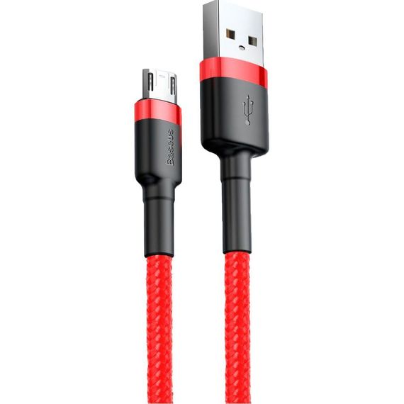 Кабель USB Baseus USB to Micro 2.4A CAMKLF-B Колір Сіро-Чорний, G1 | Зображення 4