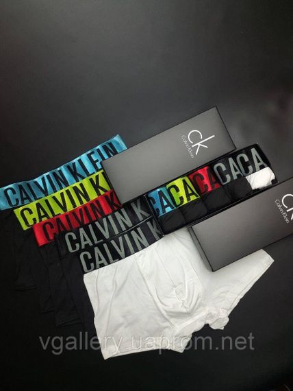 Чоловіча нижня білизни Calvin Klein Intense Набір трусів 5 штук в коробці - ціна вказана за 1 шт/трусів | Зображення 2
