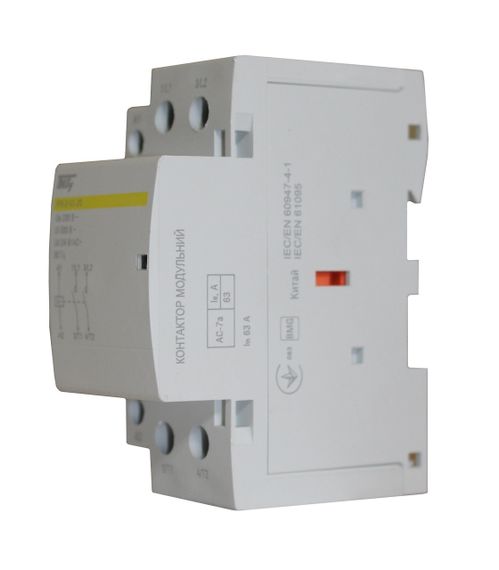 Контактор модульный КМ-2-63-20 63А 24AC 2NO 2р 2мод Ny95503835 | Зображення 2