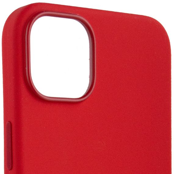 Чехол Silicone case (AAA) full with Magsafe для Apple iPhone 13 Pro (6.1") Красный / Red | Зображення 2