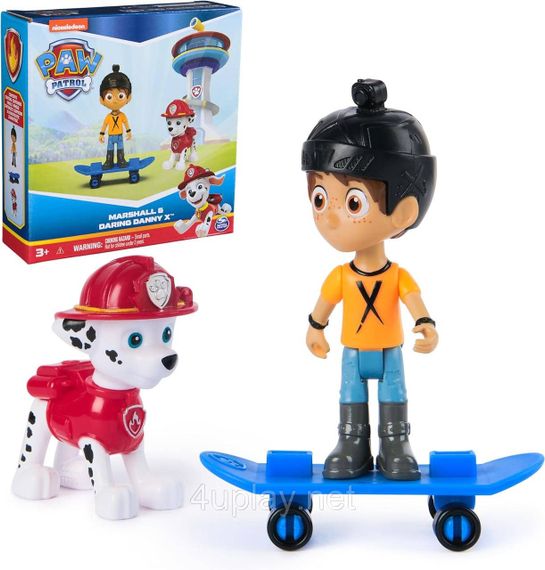 Набор фигурок Щенячий патруль Маршал и Дерзкий Дэнни Икс Оригинал Paw Patrol Marshall & Daring Danny X