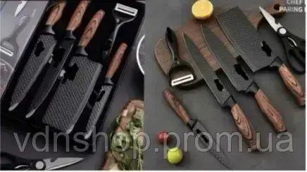 Набор кухонных ножей Kitchen utensils AND HA-177 HP227 | Зображення 2