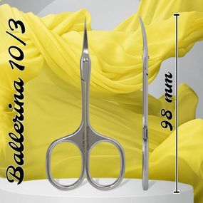 Ножиці для кутикули Staleks Pro "Ballerina" UNIQ 10/3