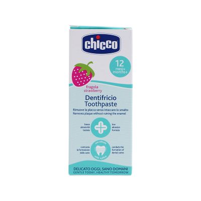Дитяча зубна паста Chicco Клубника 50 мл (02321.10) | Зображення 1