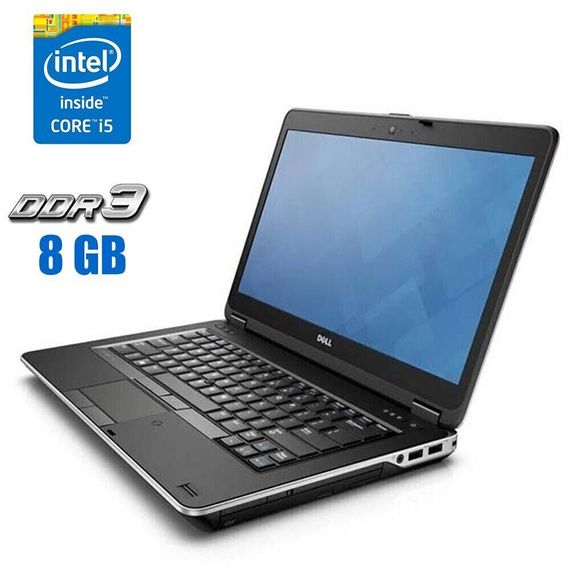 Ноутбук Б-класс Dell Latitude E6440 / 14" TN / Core i5-4300M (2(4) ядра по 2.6-3.3GHz) / 8GB DDR3 / 128GB SSD / HD Graphics 4600 / WebCam/ Win 10 б/у