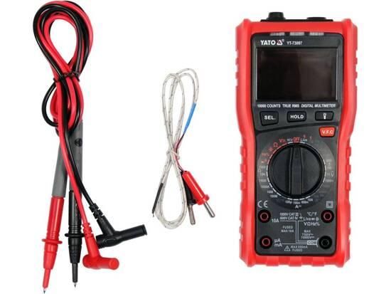 Мультиметр TRUE RMS Z электрических параметров LCD YATO YT-73097 | Зображення 1