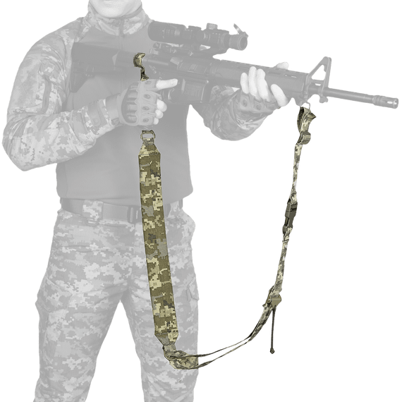 TG/CTC Ремінь збройовий двоточковий Піксель (8010) | Зображення 1