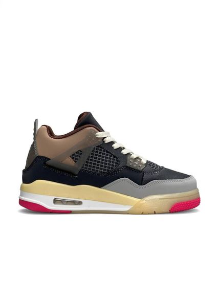 Женские кроссовки Air Jordan 4 x Off-White Grey Pink , Вьетнам , весна/лето/осень