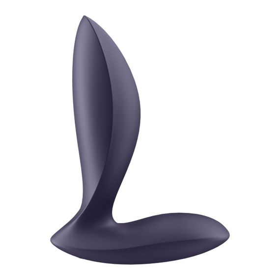 Анальна вібропробка Satisfyer Power Plug силіконова водонепроникна іграшка для яскравих відчуттів | Зображення 2