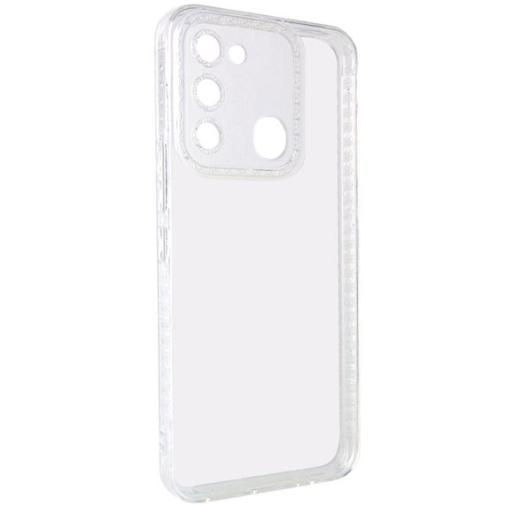 Чехол TPU Starfall Clear для TECNO Spark 8C Прозрачный