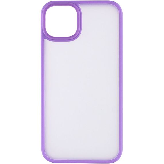 TPU+PC чехол Metal Buttons для Apple iPhone 15 (6.1") Сиреневый | Зображення 1