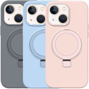 Чохол Silicone Case Full Protective NO LOGO with Ring для Apple iPhone 13 / 14 (6.1")
