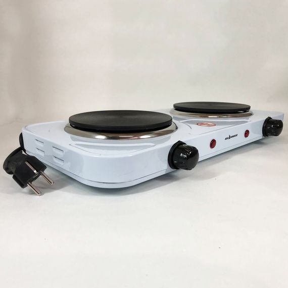 Електроплита для дачі Sea Breeze SB-063 біла / Електроплита FO-197 двоконфоркова настільна | Зображення 8