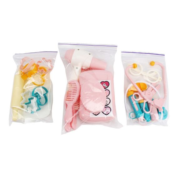 Дитячий ігровий подарунковий набір 3 в 1 "Play&pretend" 2277TXK лікар, стиліст, кухар | Зображення 1