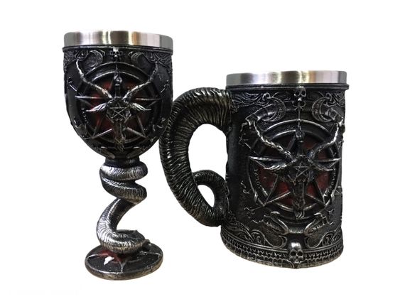 Подарунковий Набір Гуртка Чашка Келих 3D Гра Престолів Game Of Thrones Baphomet Бафомет | Зображення 4