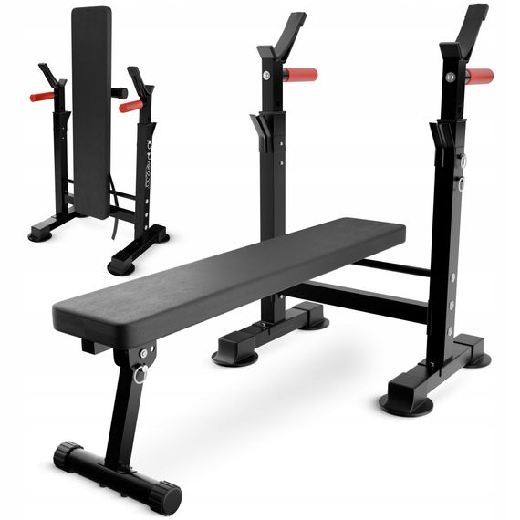 Лава тренувальна для жиму 4FIZJO Ultra з партою Скотта Black (P-5905973402590) | Зображення 1