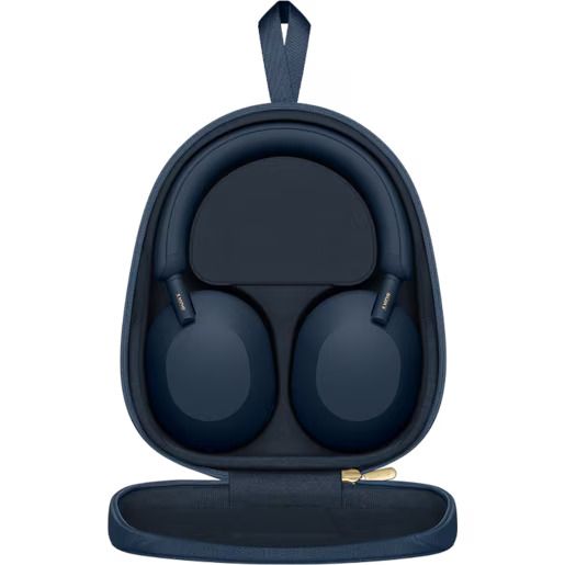 Навушники Sony  Over-ear WH-1000XM5 BT 5.2, ANC, Hi-Res, AAC, LDAC, Wireless, Mic, Синій (WH1000XM5L.CE7) | Зображення 4