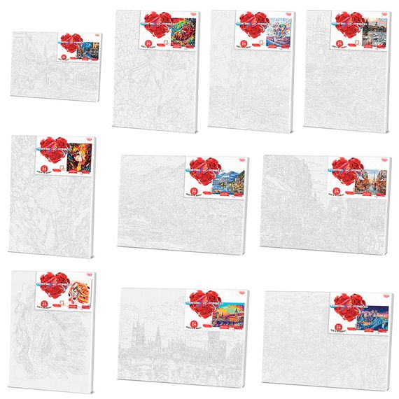 Картина за номерами 40*50 KpNe-01 Danko Toys PAINTING BY NUMBERS Вид 6 | Зображення 2