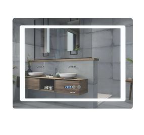 Дзеркало Mixxus Style MR03-80x60 (годинник, LED-підсвічування, антизапотівання) (MI6005)