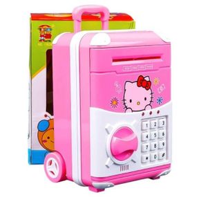 Сейф копилка с кодовым замком Hello Kitty